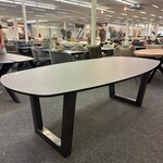 Eetkamertafel Simon Deens Ovaal 240cm, Eiken, zwart